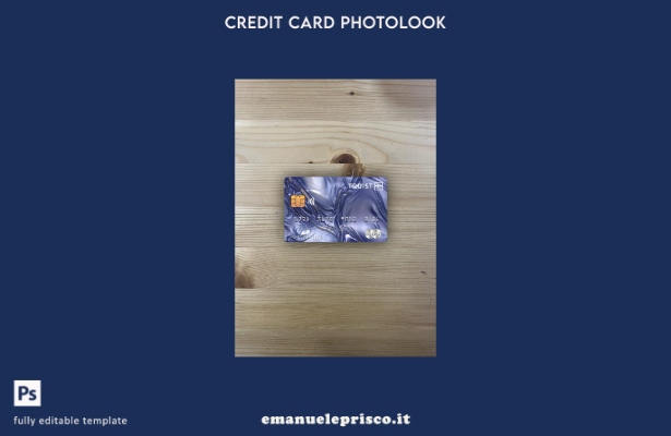 modello frontale photolook mastercard USA Truist Bank in stile verificato